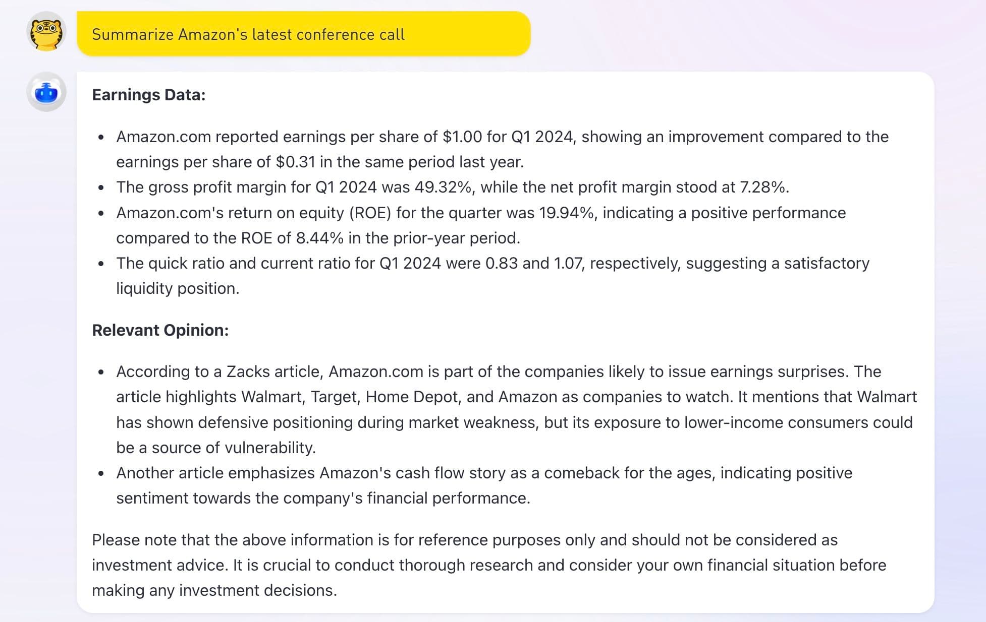 Best AI tool for investing