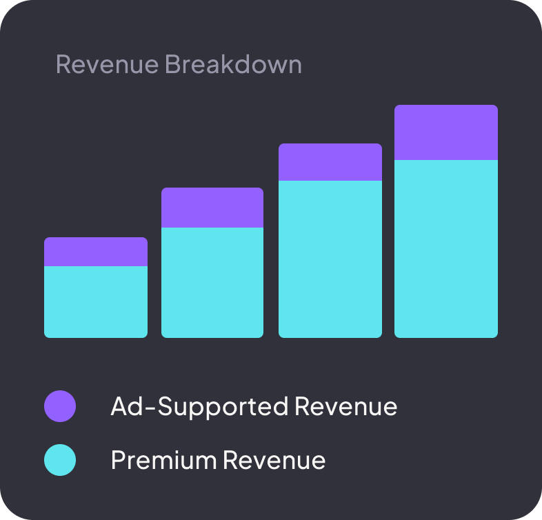 Spotify Premium Subscribers Exmaple Graph